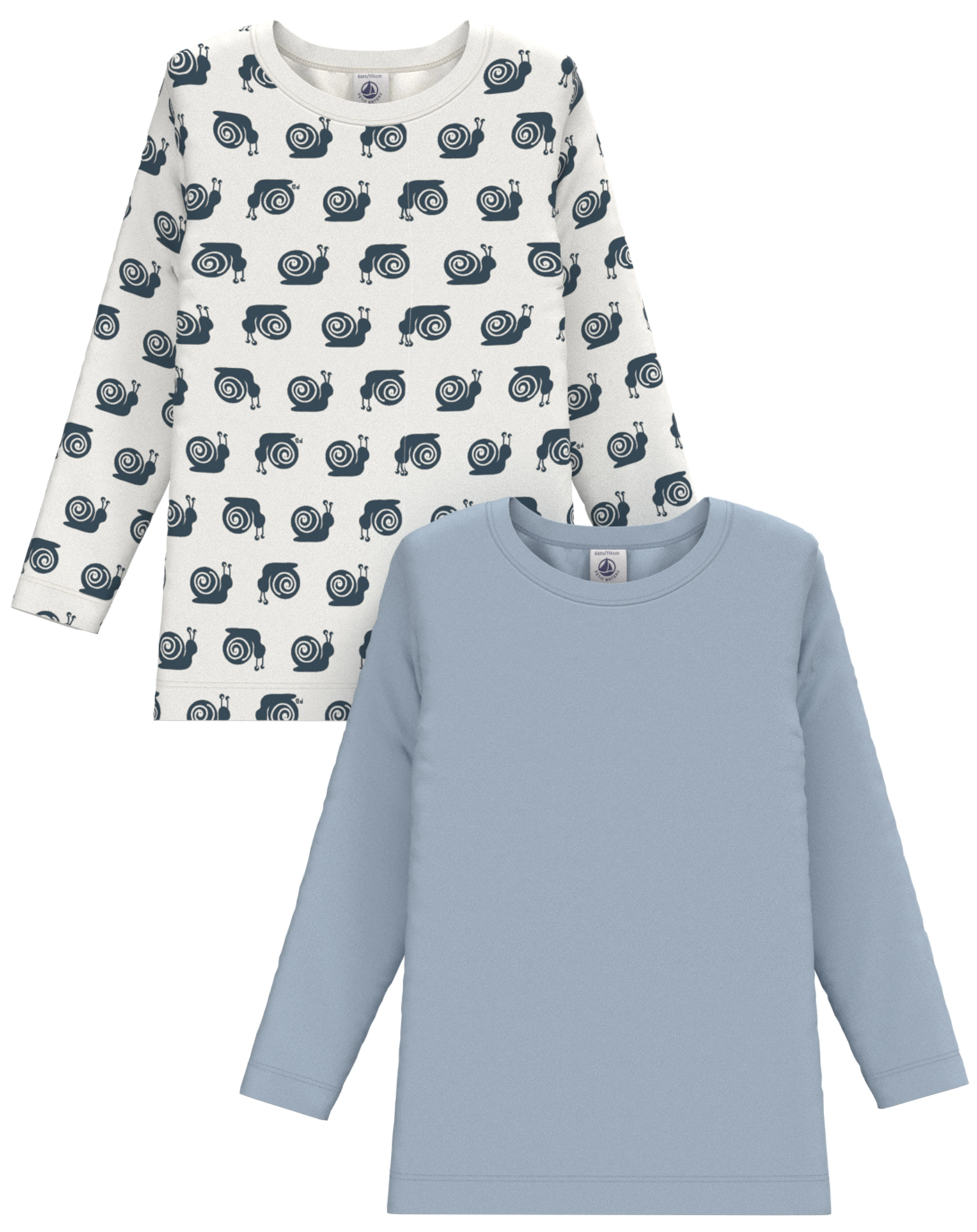 Langarmshirt LIMACE 2er-Set in blau