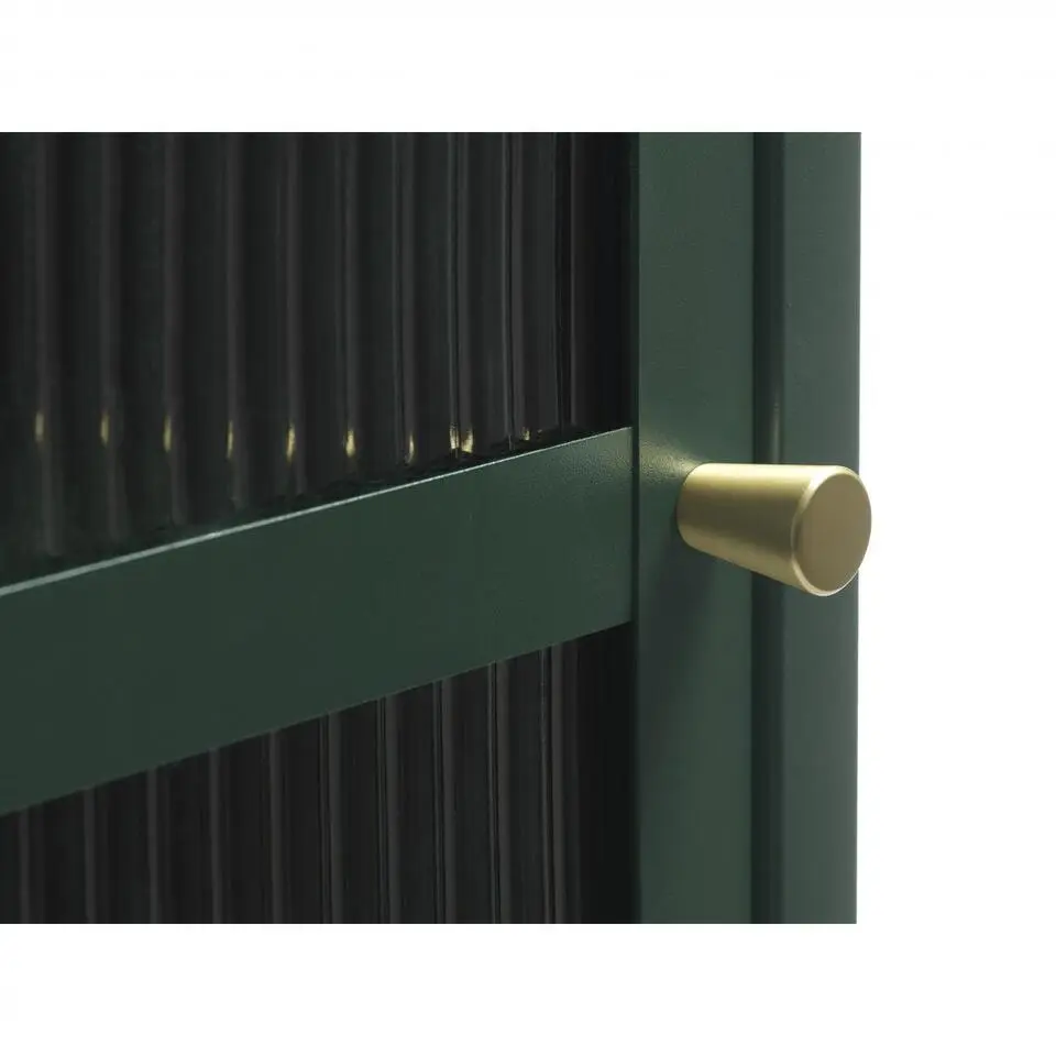 Nordic Home - Olan glazen wandkast - 160 cm - groen
