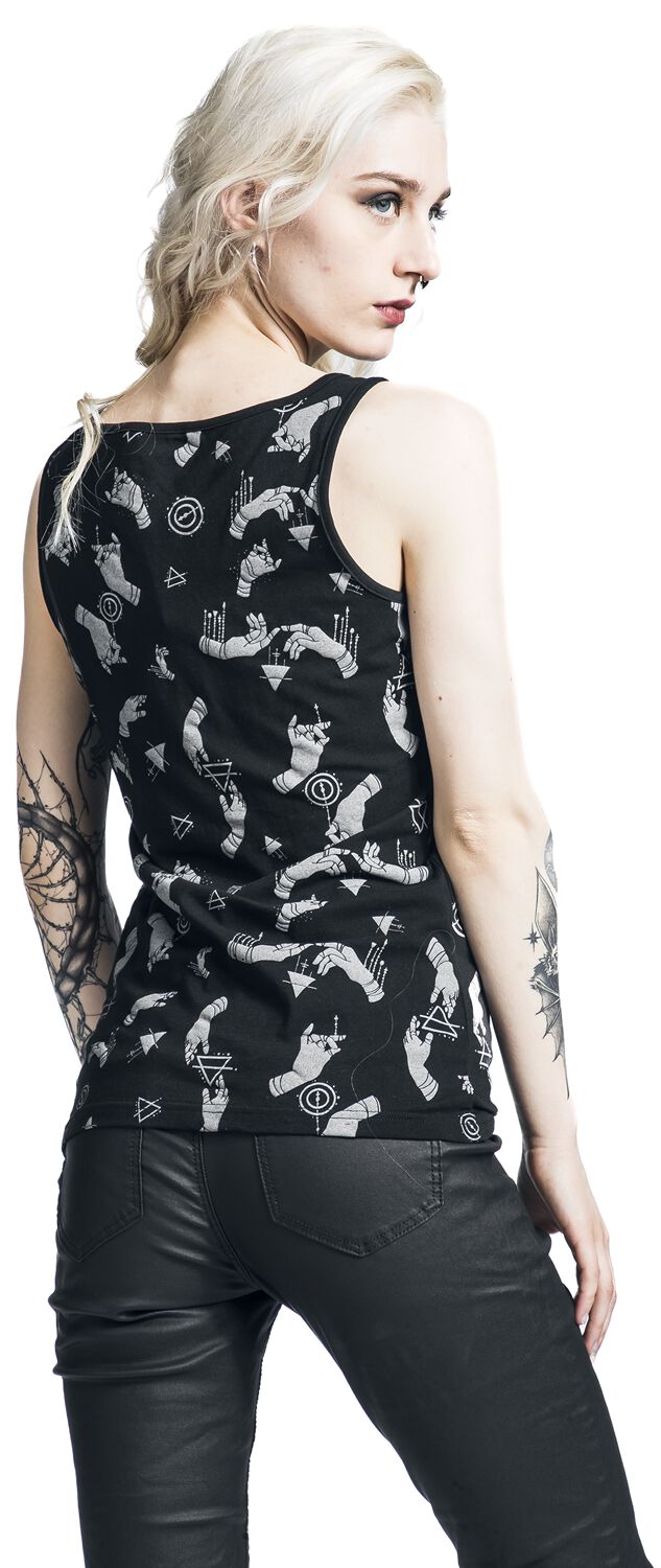Lot de 2 Hauts avec Motifs Sorcellerie | Gothicana by EMP Top