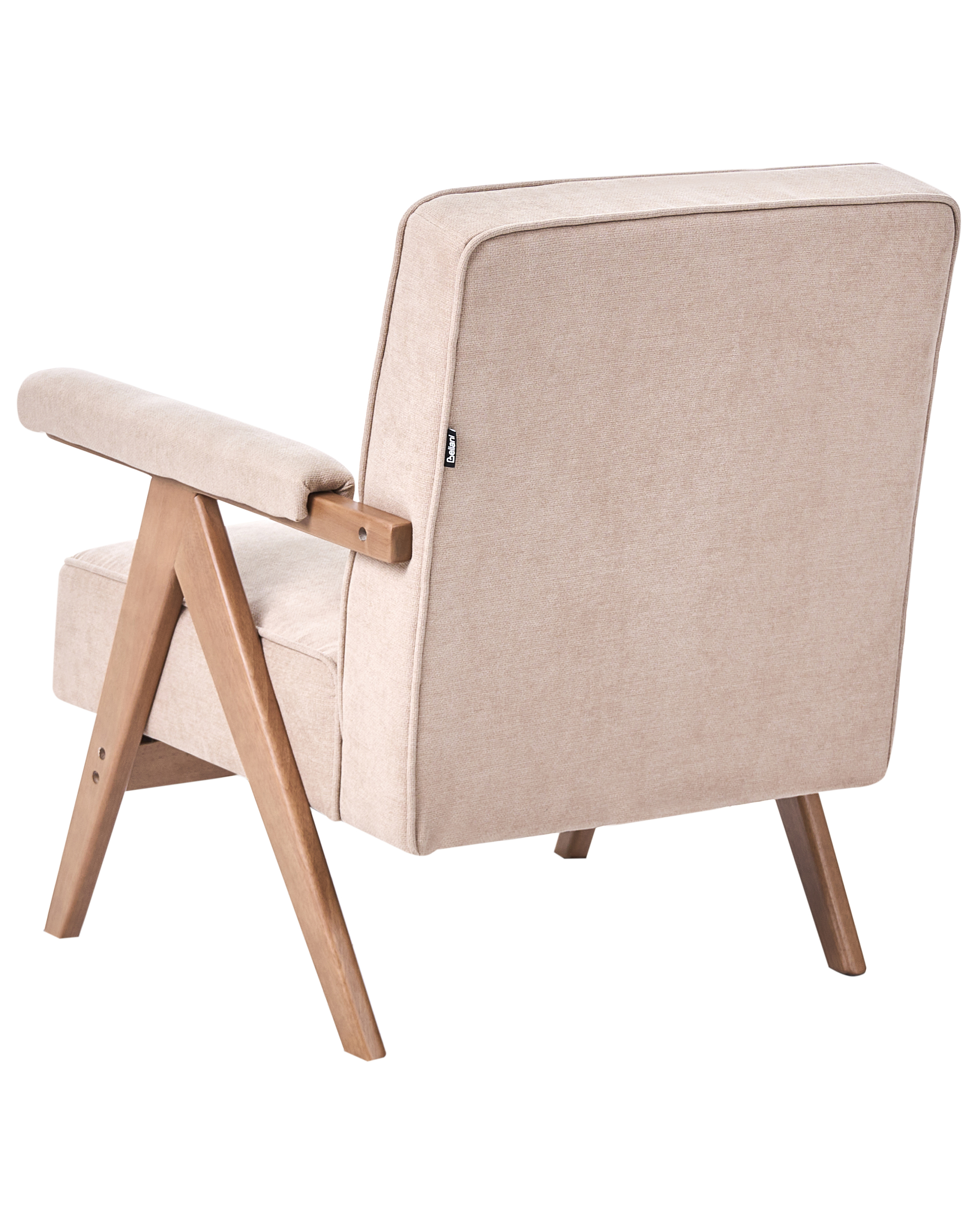 Fauteuil EVJE Kunstlinnen Taupe