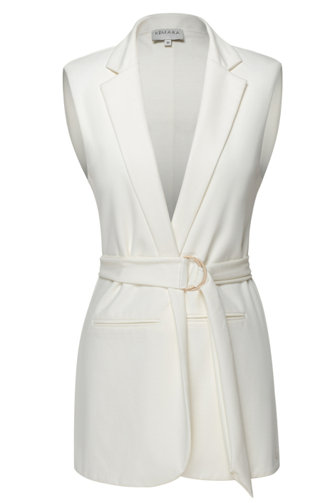 Kimara ecru dames gilet