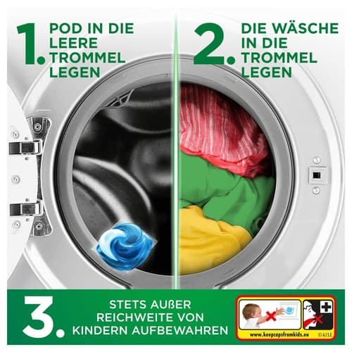 Ariel All-in-1 PODS – Waschkapseln, Frische Baumwollblüte