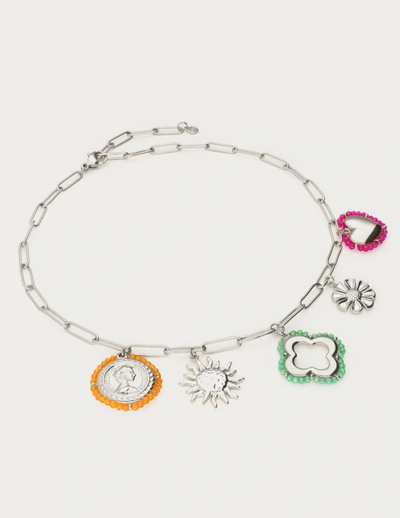 My Jewellery Sunrocks bedelketting met kralen MJ12617