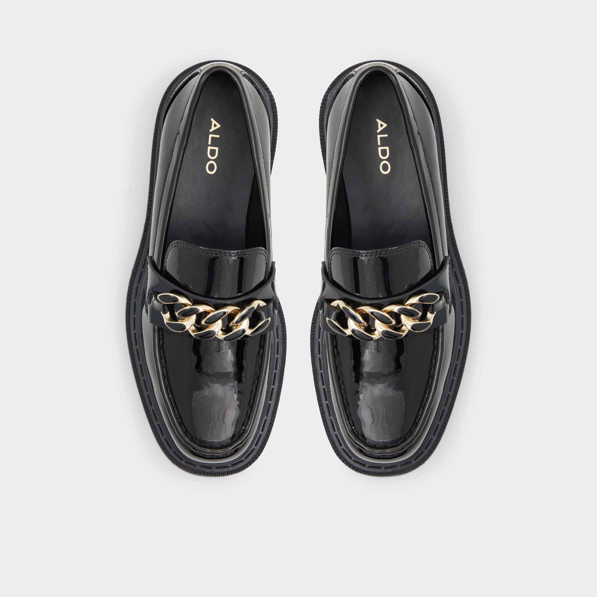 Brixton Black Synthetic Patent Women Loafers & Oxfords | ALDO Canada