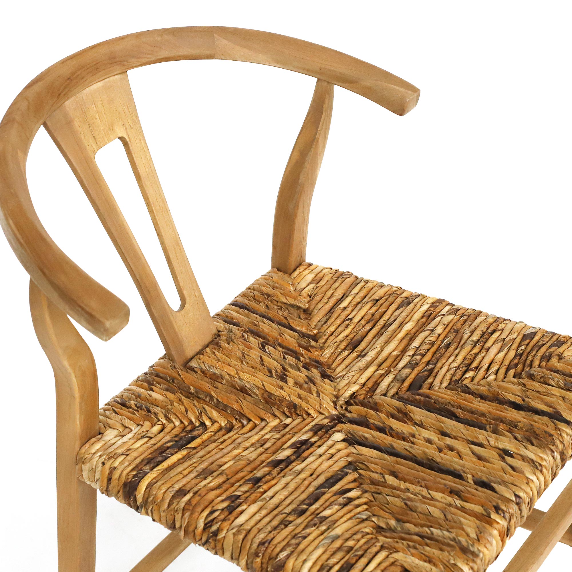 Stuhl 'Denstraat' aus Teak, natur, B 56 cm , H 78 cm, L 60 cm von fischer's lagerhaus