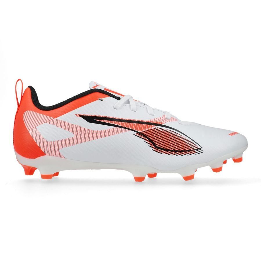 PUMA Ultra 5 Play FG/AG Unlimited - Blanc/Noir/Glowing Red Enfant