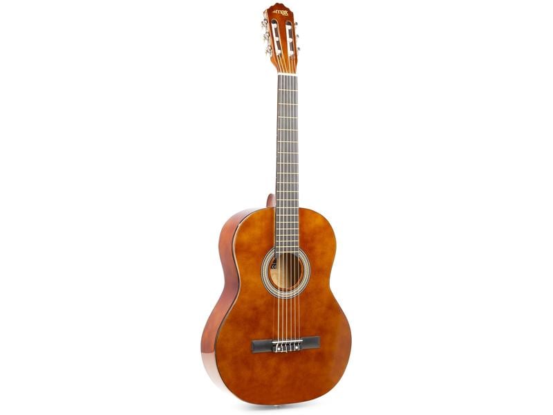 MAX Konzertgitarre SoloArt Set Dark Natural Klassische Gitarre mit Zubehör