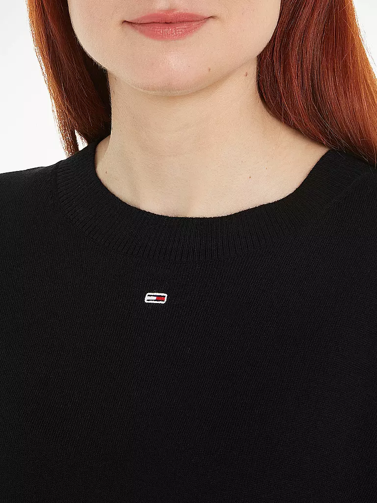 TOMMY JEANS Pullover schwarz
