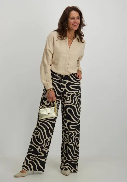 Geisha Broek all-over print 41383-70