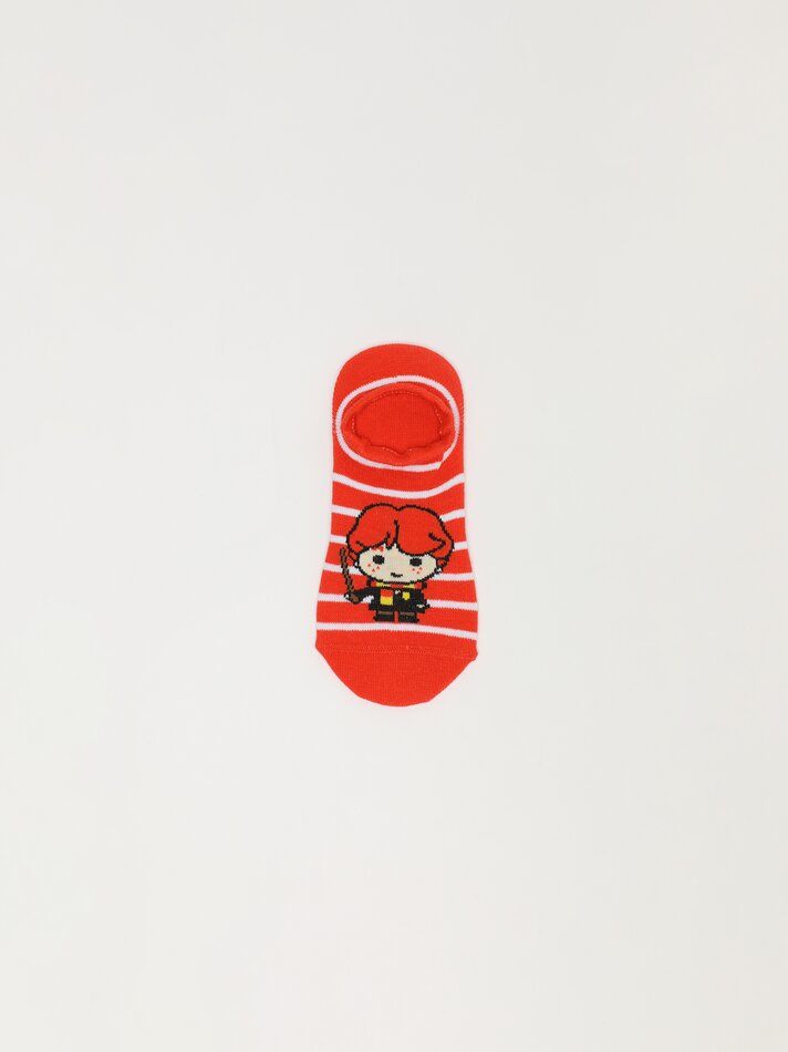 Pacote com 3 pares de meias estampadas com Harry Potter © &™ WARNER BROS - Cores Variadas