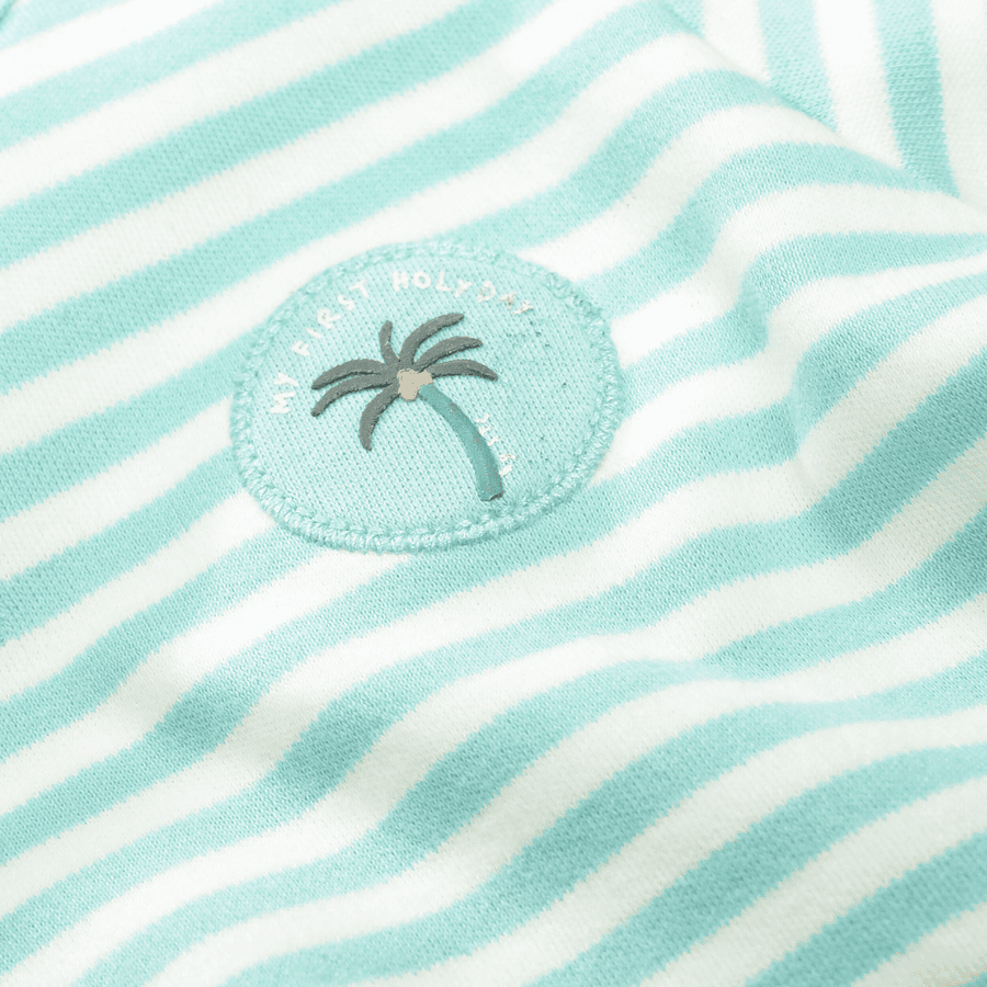 STACCATO Shirt water blue gestreift
