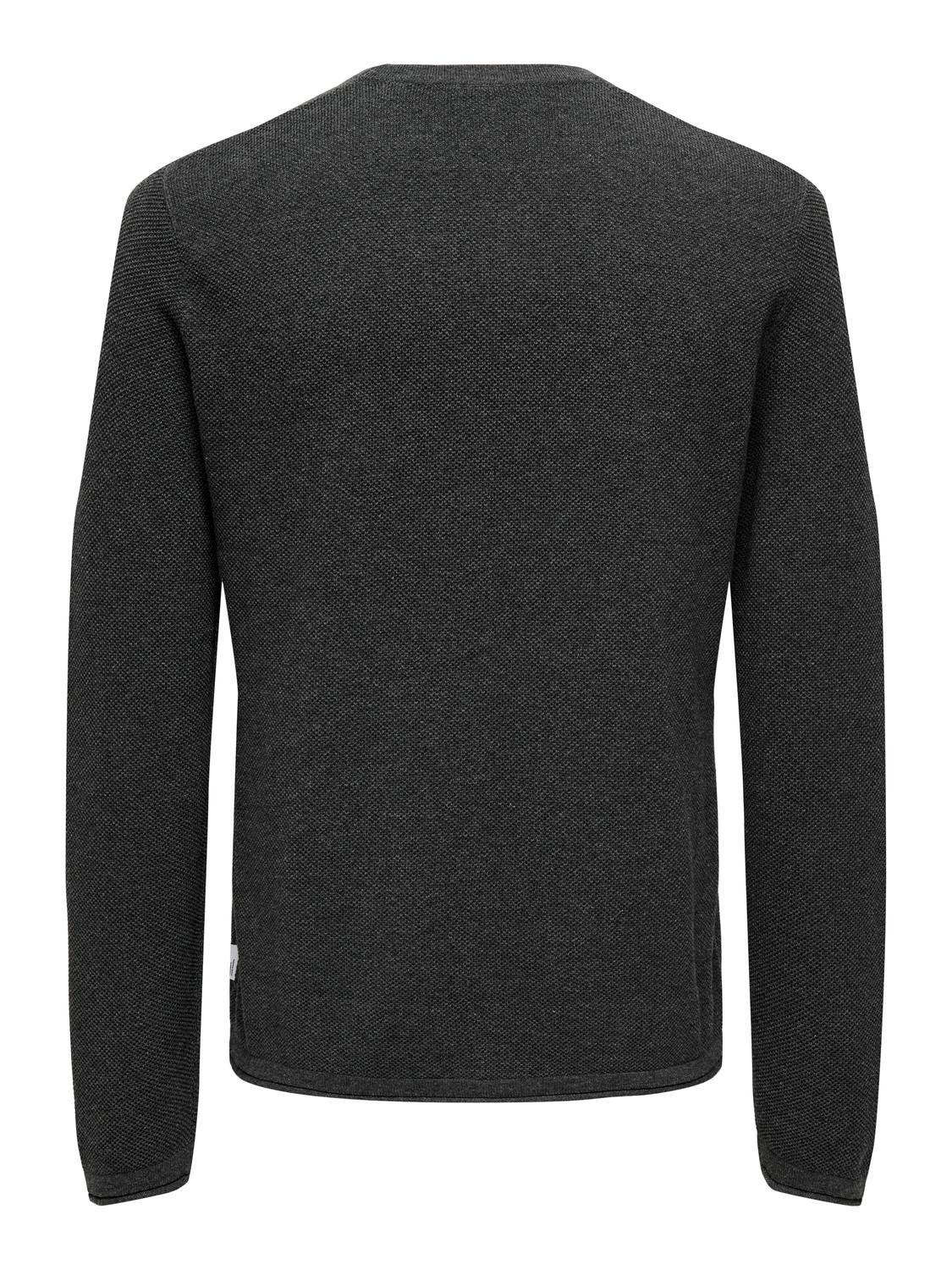 ONSFELIX Pullover Dark Grey Melange