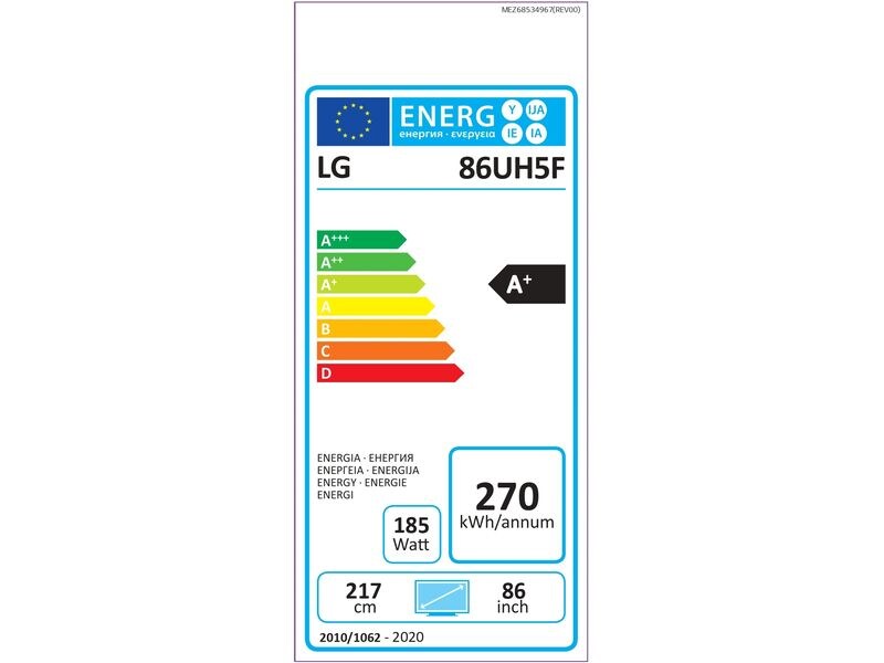 LG Public Display 86UH5F-H Non-Glare Ultra HD Series, 86 