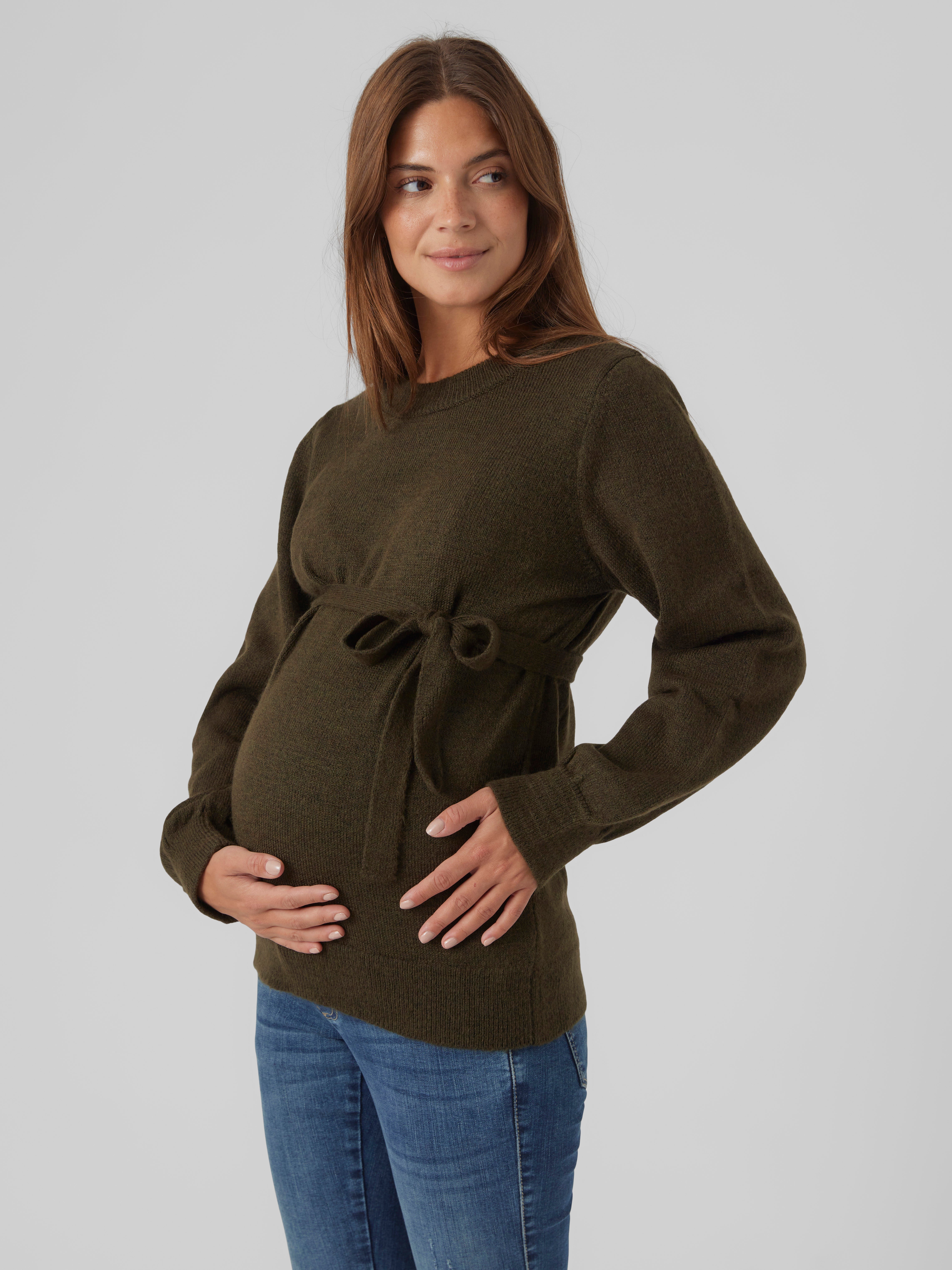 Gebreide Zwangerschaps-pullover