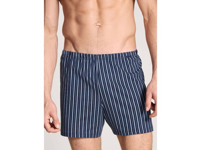 Calida Unterhosen Prints Benefit 2er Pack Dark Sea, XL Herren Boxer Shorts