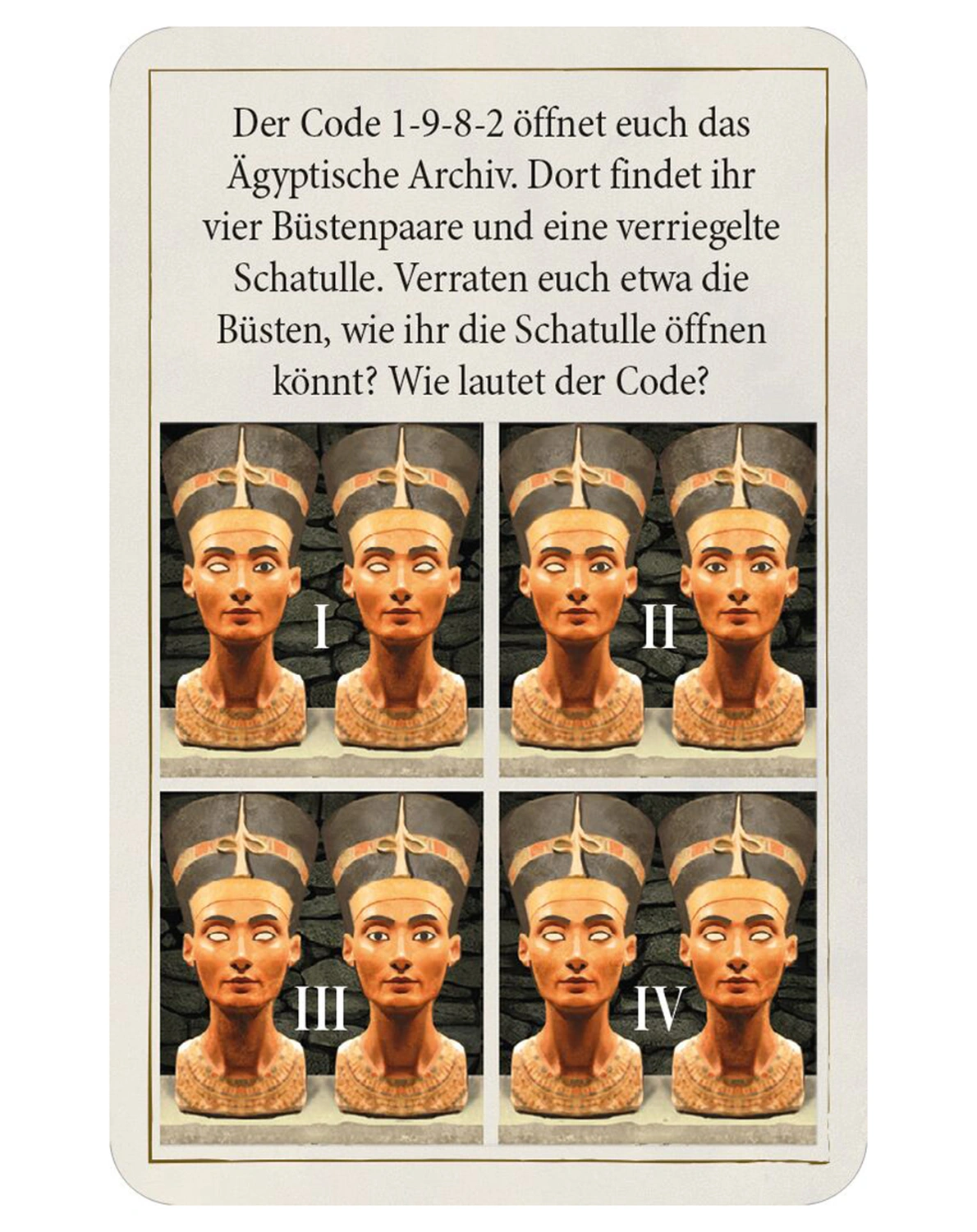 Escape-Kartenspiel VERBORGEN IM MUSEUM 84-teilig