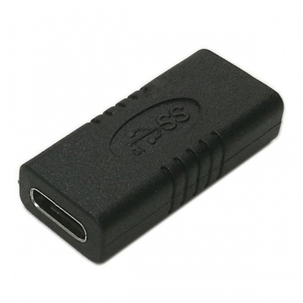 (10 Gbit/s) USB C auf USB C 24 Pin Adapter Verlängerungs Buchse Adapter - Schwarz