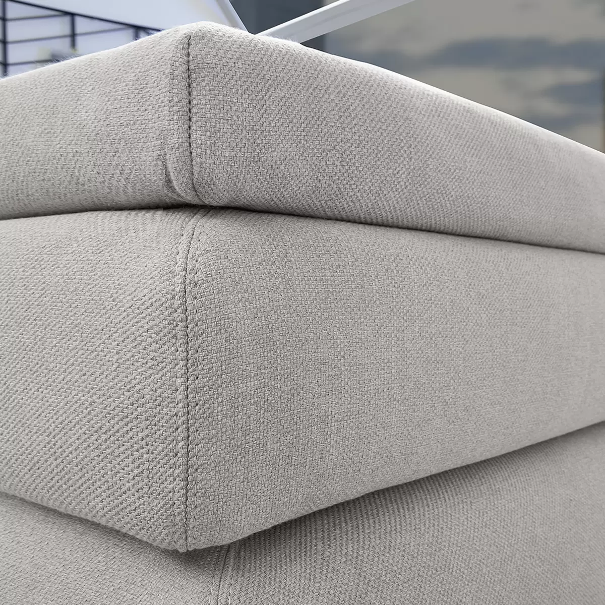 Boxspringbett Jens 180 x 200 Hellgrau