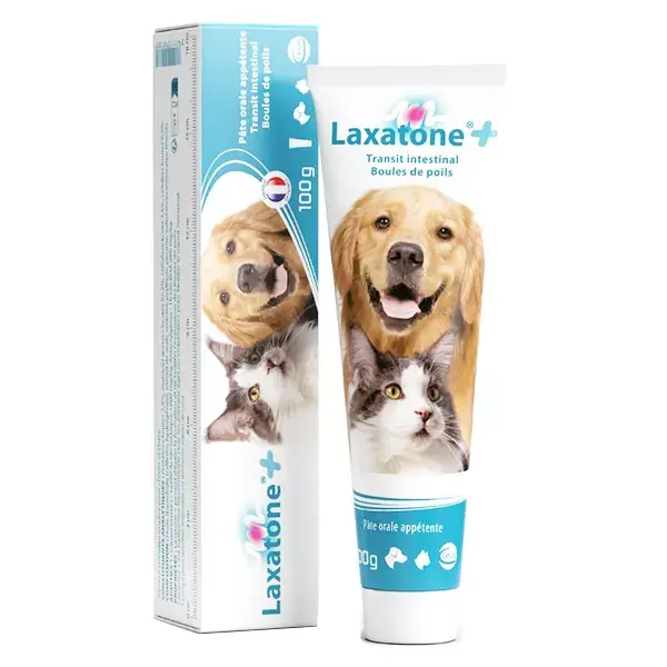 LAXATONE PLUS Complément alimentaire Boules de poils Transit chien chat