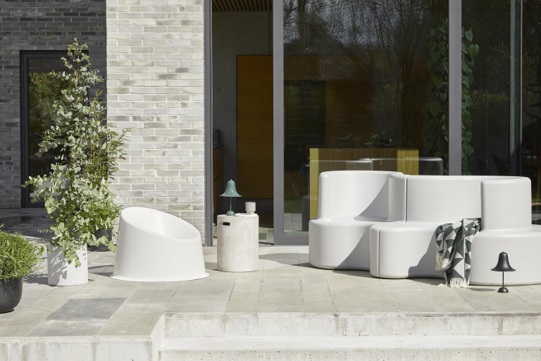 Verpan Panto Pop fauteuil donkergroen