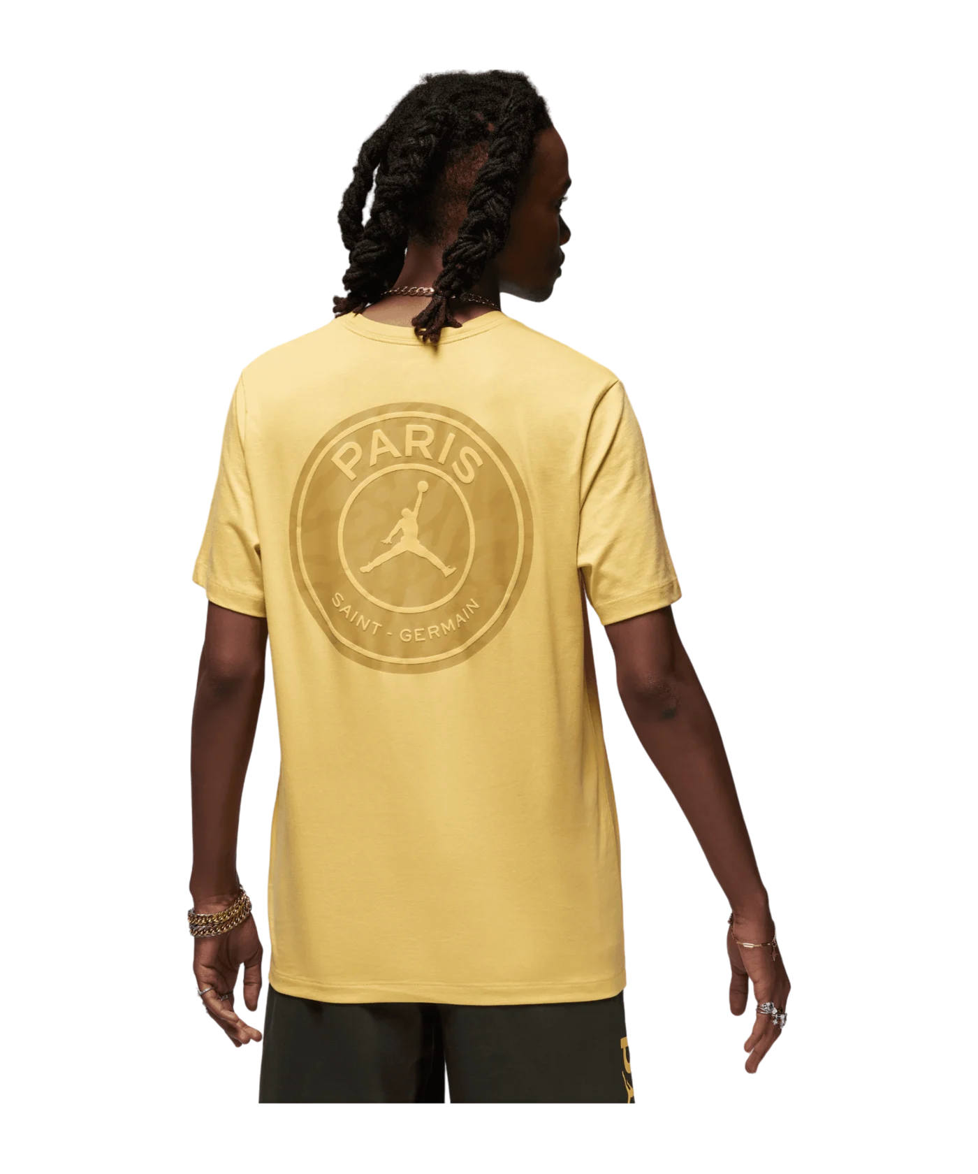 Jordan x PSG Logo T-Shirt Gold F700