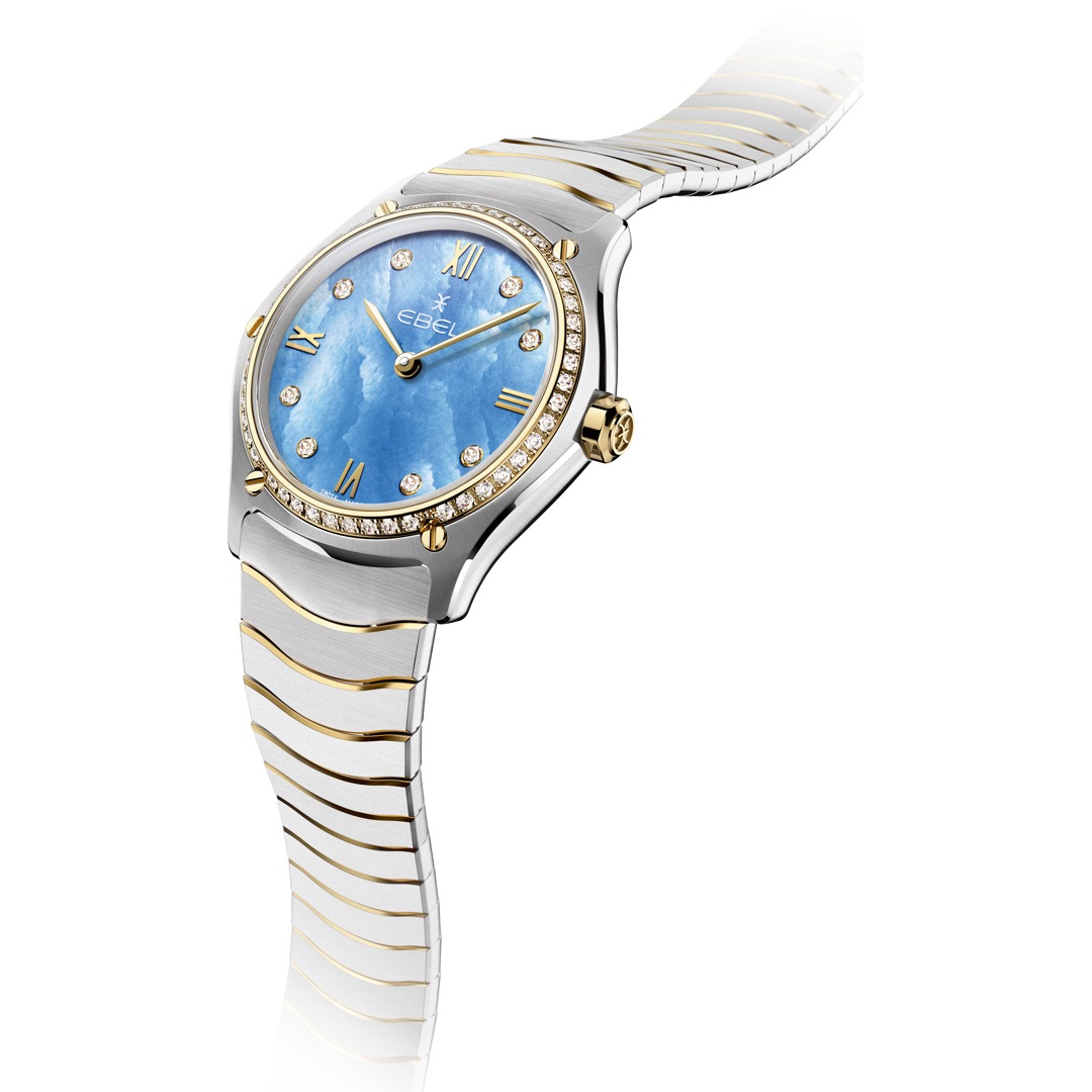 Ebel Sport Classic Lady Diamonds Light Blue