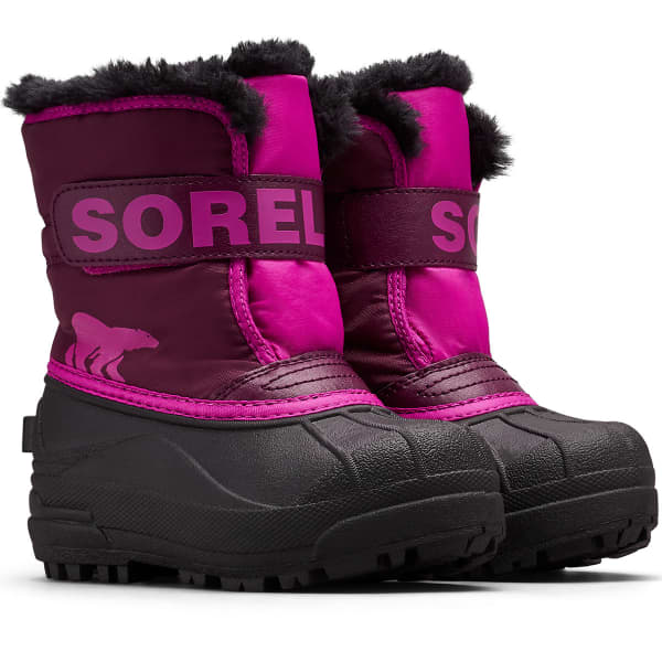 Après ski SOREL CHILDRENS SNOW COMMANDER PURPLE DAHLIA/GROOVY PINK