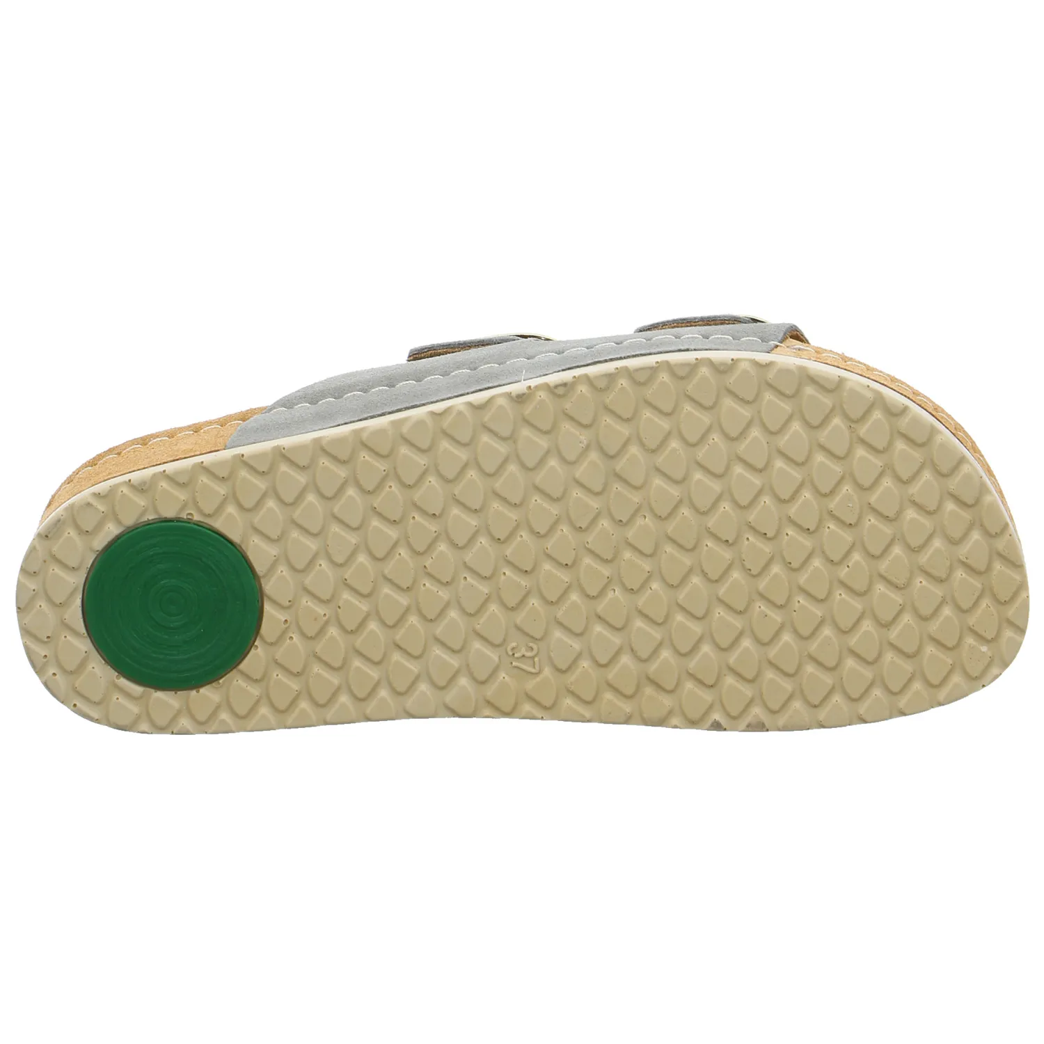 MUBB Bio-Fussbett Khaki Leder