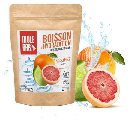 Boisson d'hydratation MuleBar Agrumes - 250g