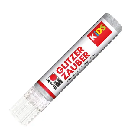 Marabu Kids Glitzerzauber im Liner, 25 ml, glitter silber