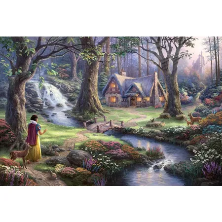 Schmidt Spiele Puzzle - Thomas Kinkade, Disney Schneewittchen, 1.000 Teile