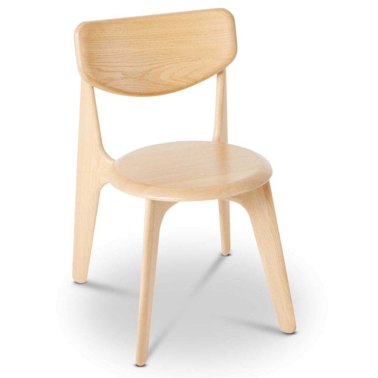 Tom Dixon Slab Side chair stoel naturel