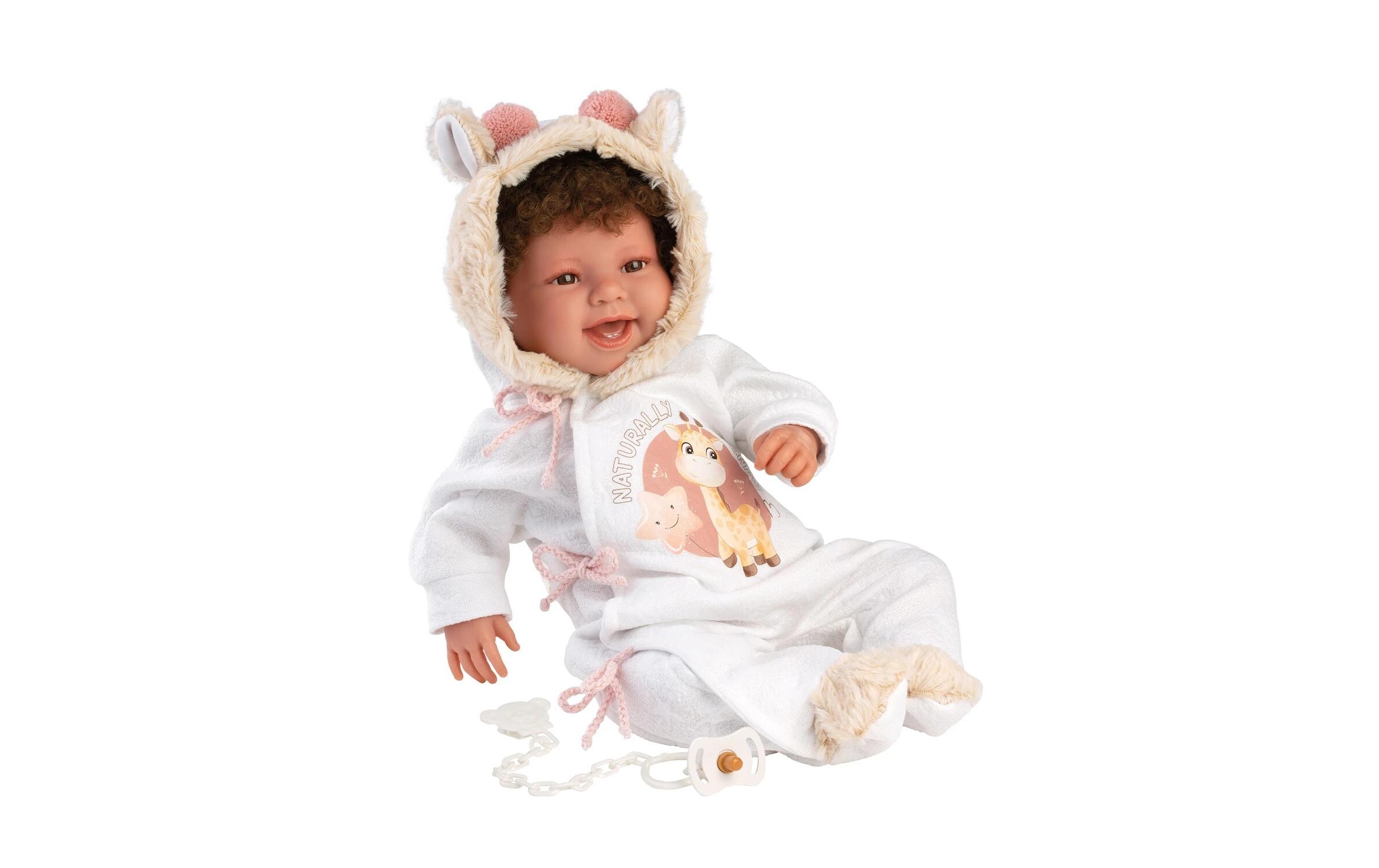 Babypuppe Tala mit Locken 44 cmNewborn-Puppe mit weichem Stoffkörper