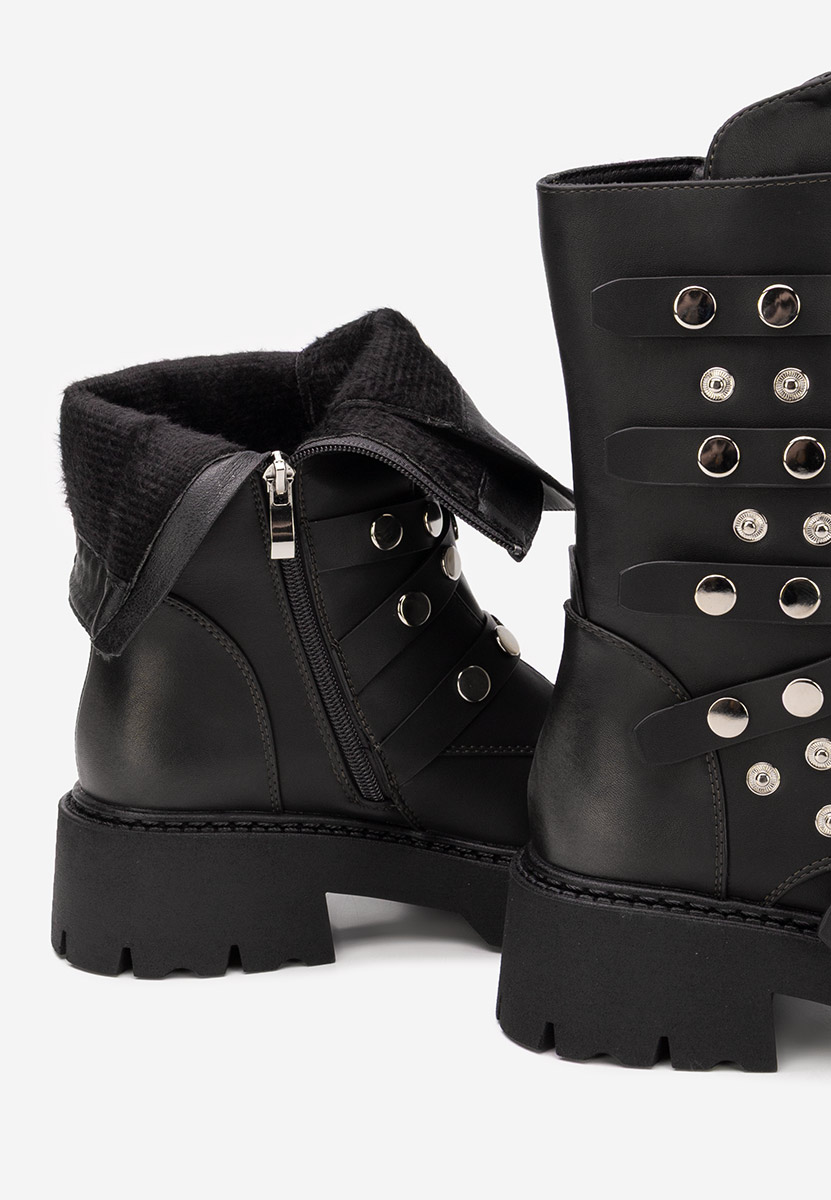 Bottines hautes femme grise Lottie