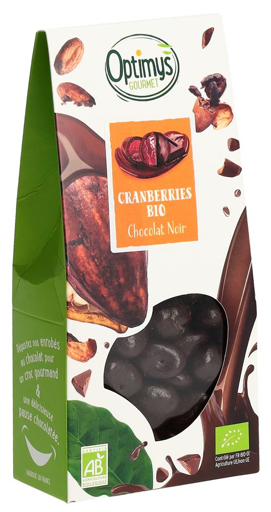 OPTIMYS Cranberries<br>150 g, Choco