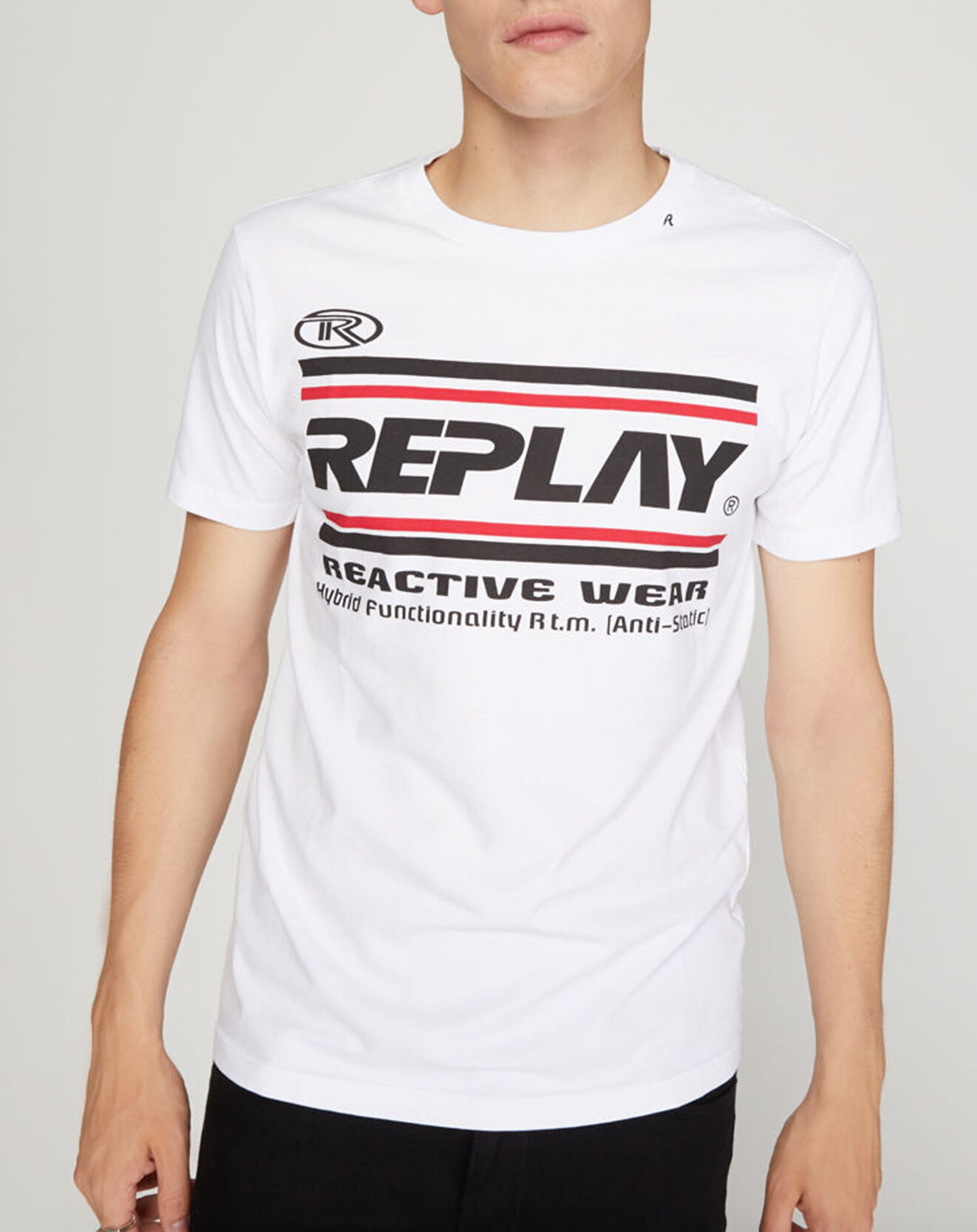 Replay T-Shirt Sport blanc