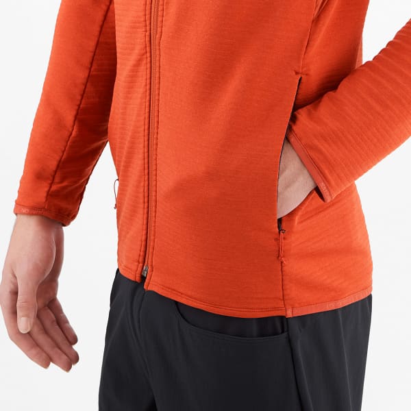 Veste polaire SALOMON ESSENTIAL LTWARM FZ M BOSSA NOVA