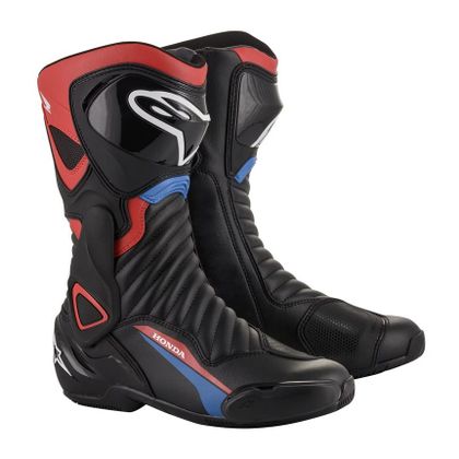 Bottes Alpinestars SMX 6 V2 - HONDA - Noir / Rouge