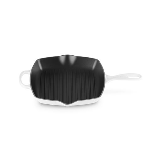 Le Creuset Kvadratisk Grillpande, White, 26x26 cm