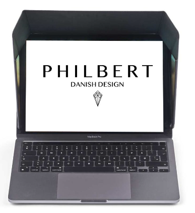 Philbert - Sun Shade & Privacy Hood Universal 12-14'' Ultra Slim, Black