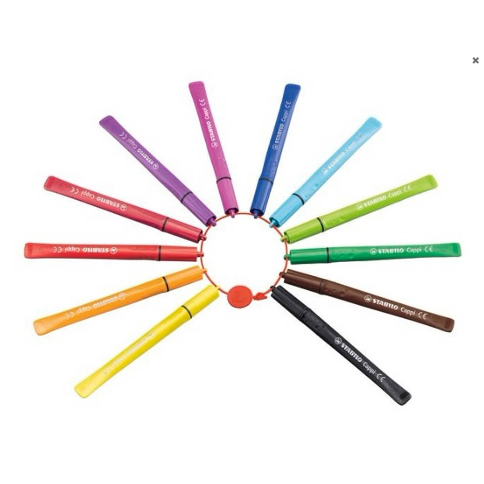 STABILO Cappi viltstift etui - 24 stuks