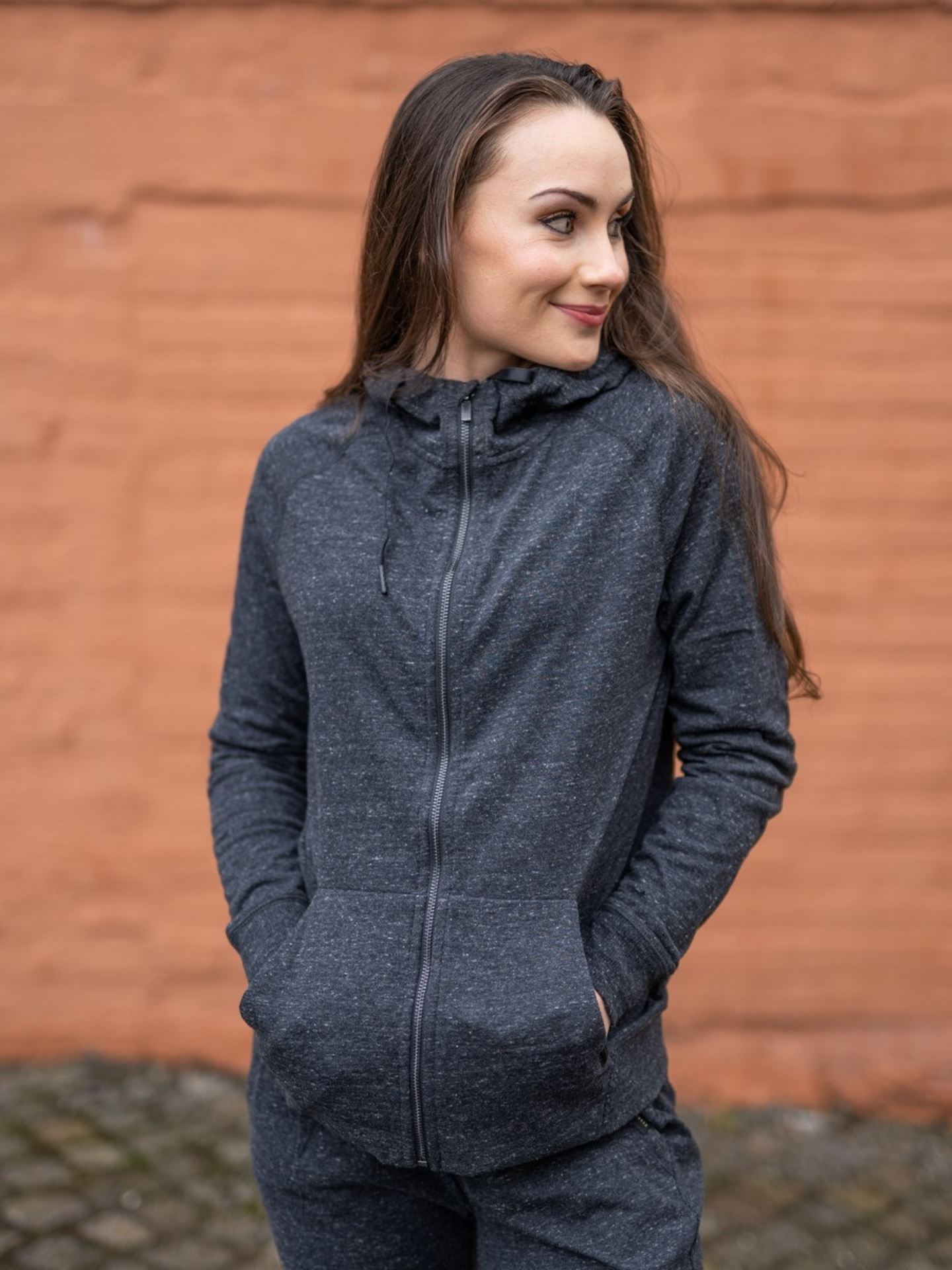 Chestine Melange Sweat Hoody