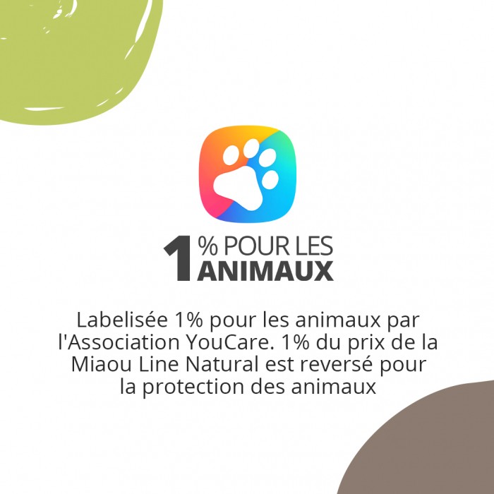 Litière végétale Miaou Line Natural