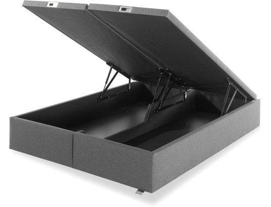 TEMPUR - Sommier 160 x 200 Premium 160x200cm tissé anthracite D54