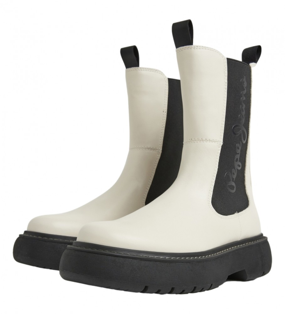 Botas Chelsea Yoko brancas da Pepe Jeans