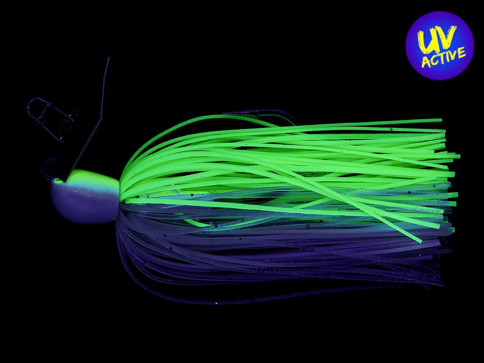 7.0g ChatterBait Mini Max - Chartreuse/White(Z-Man)