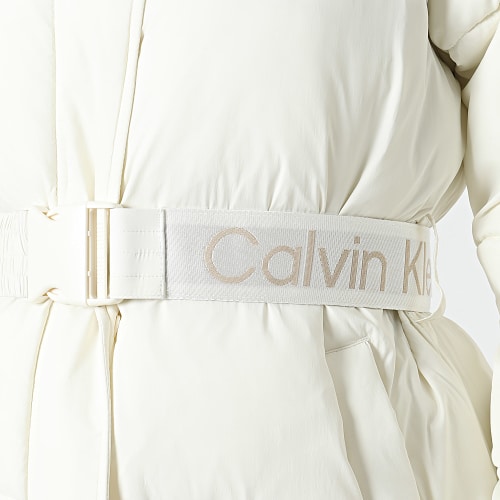 Doudoune Longue Capuche Femme 1894 Blanc