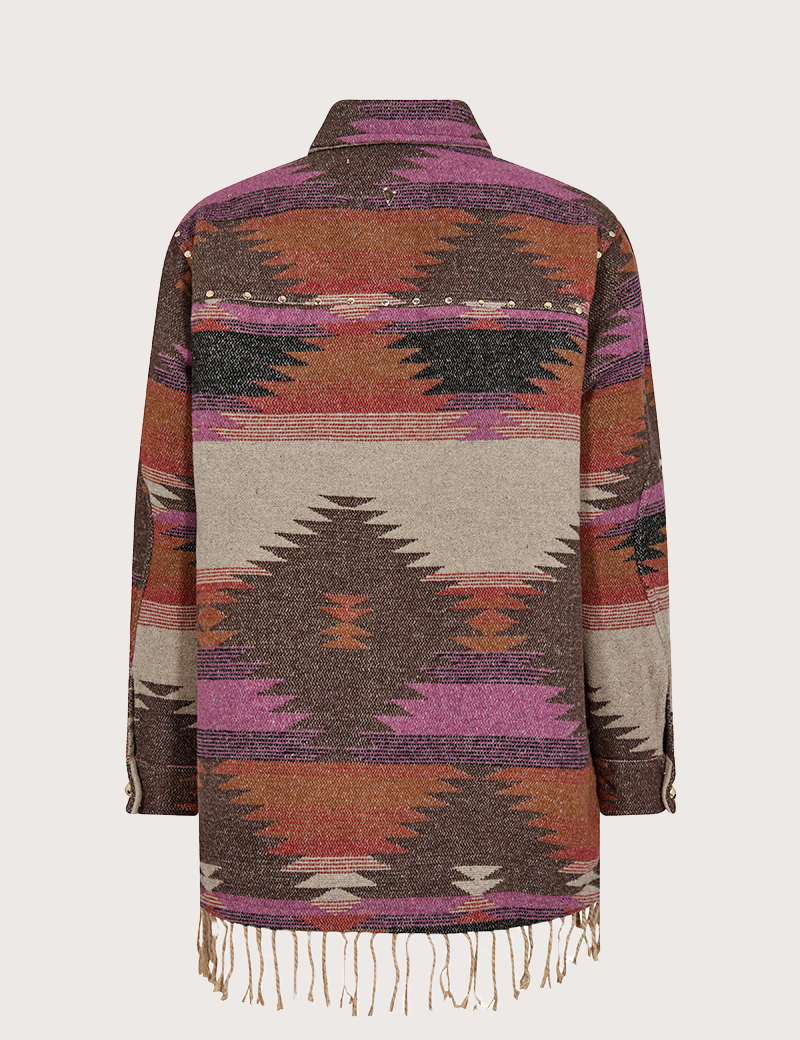 MOS MOSH VESTE FEMME MOTIFS VERA WEST CAMEL