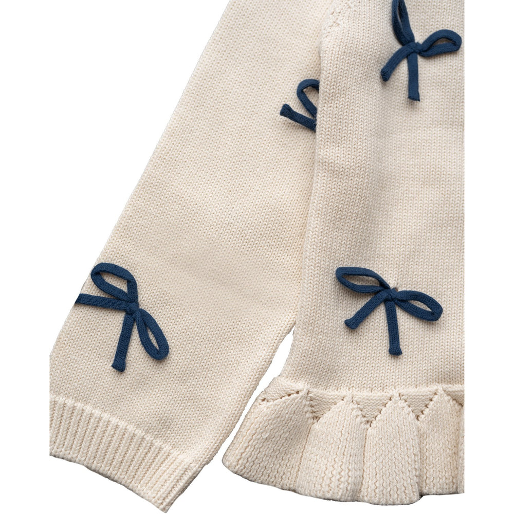 Køb Hanevild Ivory More Bows Sweater