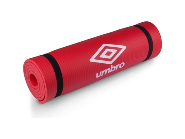 Umbro - Fitness yogamatte med transporttape (rød)